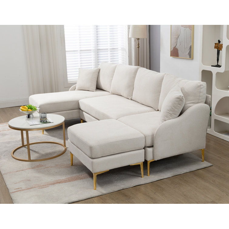 Small shop cream sectional